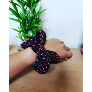 Traditional Newari Fabric Scrunchies 1 Pcs