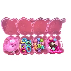 Multi Color Rubber Band And Clip 1 Packet For Ladies