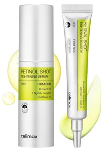 Celimax Vita A Retinal Shot Tightening Booster (15ml) & Retinol Shot Serum (30ml) - High-Strength Anti-Aging & Pore Minimizing Duo