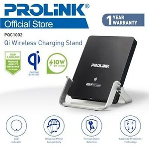 Prolink 10W Qi Wireless Charging Stand - PQC1002