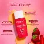 Dot & Key Strawberry Dew Tinted Sunscreen | 03 Sand | In-Vivo Tested SPF 50+ PA++++ With New-Age UV Filters, Brightens & Protects Skin, Ultra-light, Blends Easily, With Niacinamide, Natural Finish, Non-Sticky | 50ml