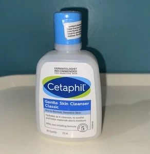 Cetaphil Facewash Gentle Skin Cleanser for Dry to Normal, Sensitive Skin 125ml hydrating Facewash