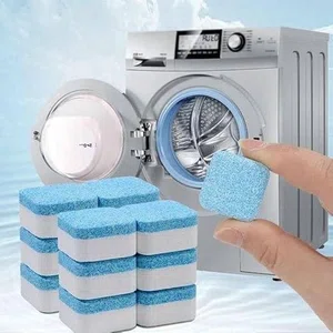 Generic Washing Machine Cleaner Effervescent Tablets - 12 Pcs Set for Drum & Tub Deep Cleaning