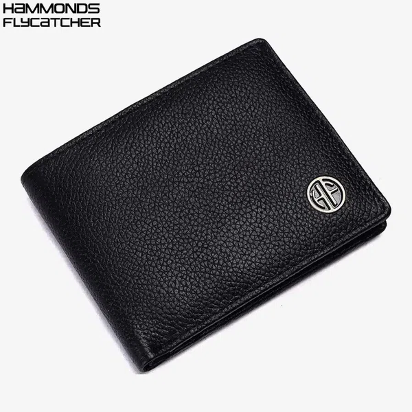 Hammonds Flycatcher Genuine Leather Black Wallet For Men (HF 594 BLK) - Men's Leather Wallet | Purse For Men |