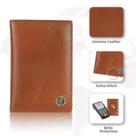 HAMMONDS FLYCATCHER Tan Leather Unisex Passport Holder (PH602TAN)