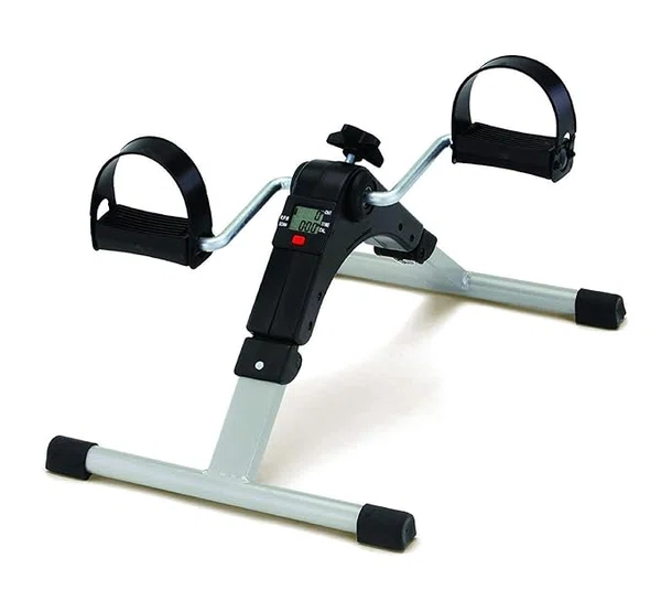 Pedo Cycle | Steel Foldable Mini Floor Foot Pedal Exerciser Cycle, Exercise Bike (Digital Display, Ready-to-Use, Black | Pack of 1