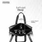 Hammonds Flycatcher Black Genuine Leather Bag For Men