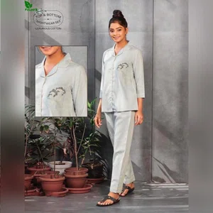 FuLoo's Nightwear / Loungewear in Pure Cotton for Women WC-04