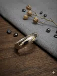 PURE SILVER PLAIN FINGER RING FOR UNISEX