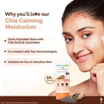 Mamaearth Chia Calming Moisturizer with Chia Seed & Ceramides for Healthy Skin Barrier - 80g