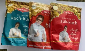 Combo Bikaji Bhujia 360Gm kuch Kuch 360Gm Sub Kuch 360Gm packet