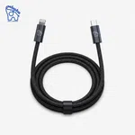 Elephu Data cable Braidy series 567| Type C to Lightning/Iphone)| fast charging| high speed data transfer| Fabric braided cable| Integrated IC chips| aluminum tip| pure copper wire