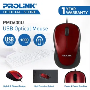 Prolink USB Optical Mouse - PMO630U