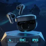 Elephu Rizz 3012 Earbuds | 50 Hours Playback| Rapid Charging|Environmental Noise Cancellation| 4 Mics| Dual Pairing| Game Mode