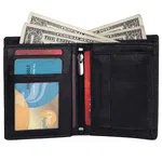 Hammonds Flycatcher RFID Protected Black Leather Wallet For Men