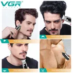 VGR V-030 Professional Hair Trimmer Runtime: 100 min Trimmer for Men (Black)