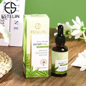 Estelin Hemp Oil Facial Serum (40ml) - Advanced Formula to Reduce Fine Lines & Wrinkles for Youthful Skin