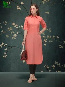 Fuloos Classic Kurti in Cotton for Women #1004