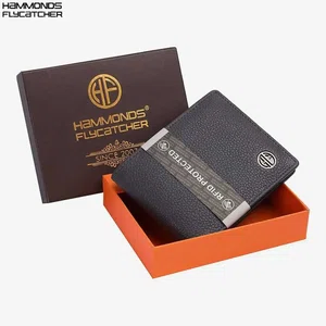Hammonds Flycatcher Grey Genuine Leather Wallet For Men