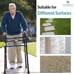 Plain Double Bar Frame Balanced Adjustable Adult Walker(Multicolor,Design