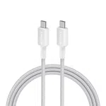 Anker 322 USB-C to USB-C Cable (6ft | 1.8m) (A81F6H21) (WHITE)