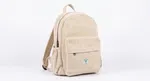 Handmade Sea Blue Hemp & Leather Laptop Bag - Sustainable Nepali Craftsmanship