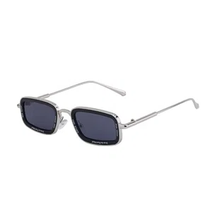 Oudi Premium UV Protected Lens Steel-Toned Polycarbonate Full Rim Sunglasses for Women Silver-Grey