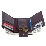 Hammonds Flycatcher Genuine Leather Black Trifold Wallet For Men