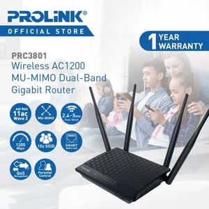 Prolink Wireless AC1200 Dual-Band Gigabit Router - PRC3801