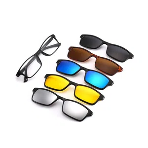 5 In 1 Magnetic Sunglass Club Master Polarized Glass
