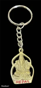 Ganesh Nepal Design Keyring