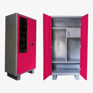 Pink Color Plain Locker Full Door Mirror Leg Daraz