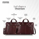 HAMMONDS FLYCATCHER Leather Laptop Bag (Brown)