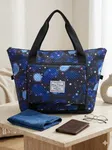 Extendable Travel Bag Large Capacity Waterproof Nylon Foldable Gym Luggage Shoulder Duffel Bag