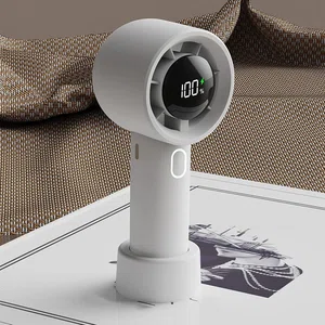Mini HandHeld Turbo Fan Upto 100 Gear Speed,Upto 6 Hours Backup
