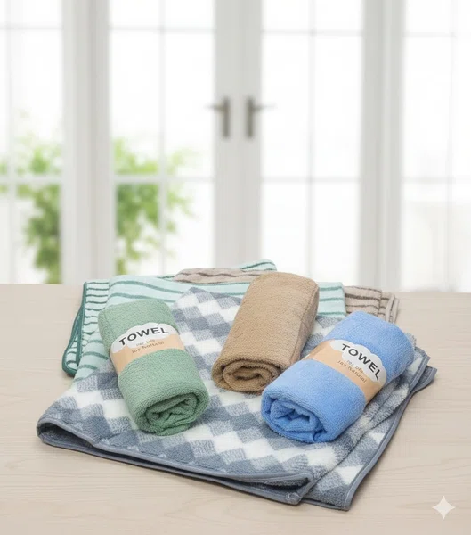 Premium Hand & Face Towels Pack – Super Soft Bathroom Towel Pack Of 2