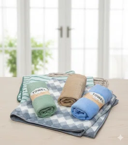 Premium Hand & Face Towels Pack – Super Soft Bathroom Towel Pack Of 2