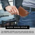 Hammonds Flycatcher RFID Protected Genuine Leather Unisex Card Holder