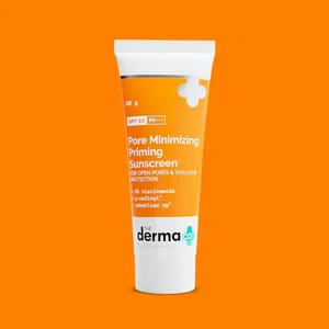 The Derma Co Pore Minimizing Priming Sunscreen With Spf 50 & Pa+++ For Open Pores & Uva/Uvb Protection - 50G