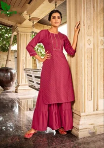 FuLoo's GL Freedom Kurti Set in Sharara #01 Women