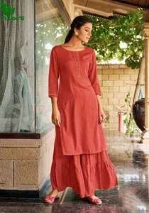 FuLoo's GL Freedom Kurti Set in Sharara #06 Women