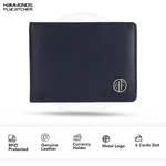 Hammonds Flycatcher RFID Protected BLUE Genuine Leather Wallet for Men