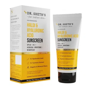 Dr. Sheth's Haldi & Hyaluronic Acid Sunscreen - 50g