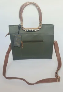 Fancy Cream Ladies Bag