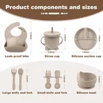 Premium Silicone Baby Feeding Set – All-in-One Self-Feeding & Weaning Kit