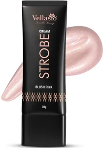 Strobe Cream - Blush Pink Face Illuminator & Primer for Dewy Glow, Hydration, Non-Comedogenic for All Skin Types - 30g