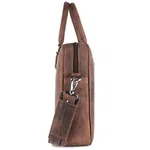 Hammonds Flycatcher Genuine Leather Laptop Bag for Men - Messenger Office Bag for Men - Fits Up to 15.6 Inch Laptop - Adjustable Shoulder Strap - Ideal for Office, Travel, Daily Use - Canyon Ridge