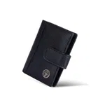 Hammonds Flycatcher Black Unisex Genuine Leather Card Holder