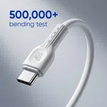 Elephu Silky Series Data Cable 1545| ( USB to Type C)| Fast charging| Pure soft Silicon Cable| 1000mm Length| Pure Copper Wire|