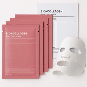 ​Bio-Collagen Real Deep Mask – Hydrating & Anti-Wrinkle Overnight Sheet Mask for Firming, Brightening & Pore Care